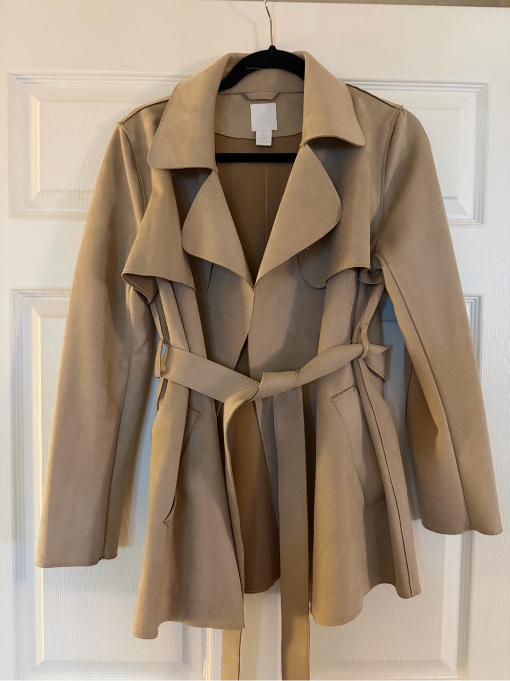 H&M Beige Trench Coat with Belt